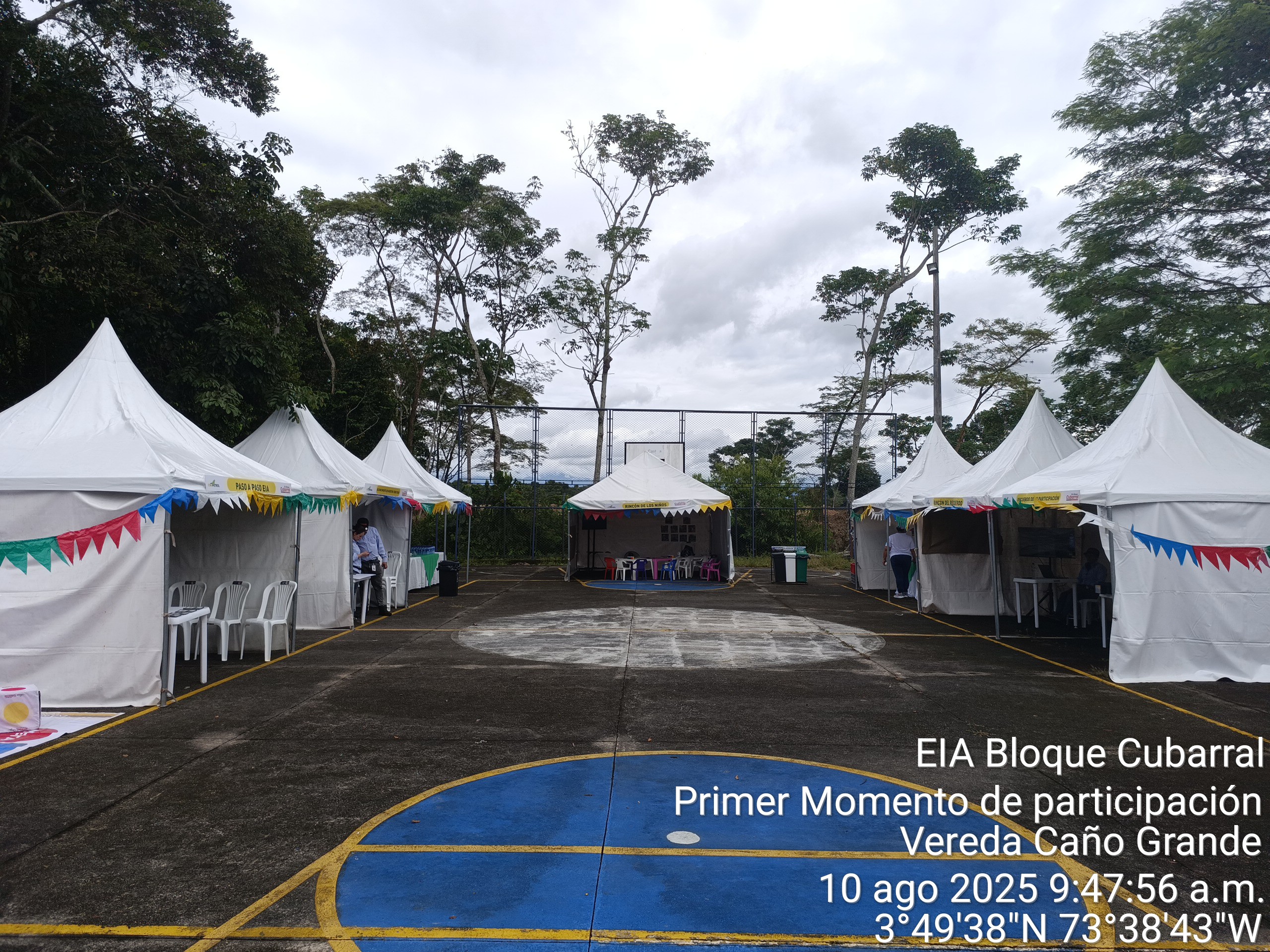 EIA Bloque Cubarral
Primer Momento de participación 
Vereda Caño Grande