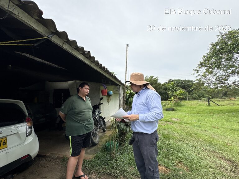 EIA Bloque Cubarral